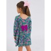 Rufflebutts Toddler Girls Long Sleeve Twirl Dress - 4 of 4