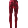 Memoi Women's Velvet High-Waist Shaping Leggings - 3 of 4