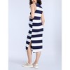 Women's Collared Sleeveless Polo Midi Dress | Motherhood Maternity - 2 of 4