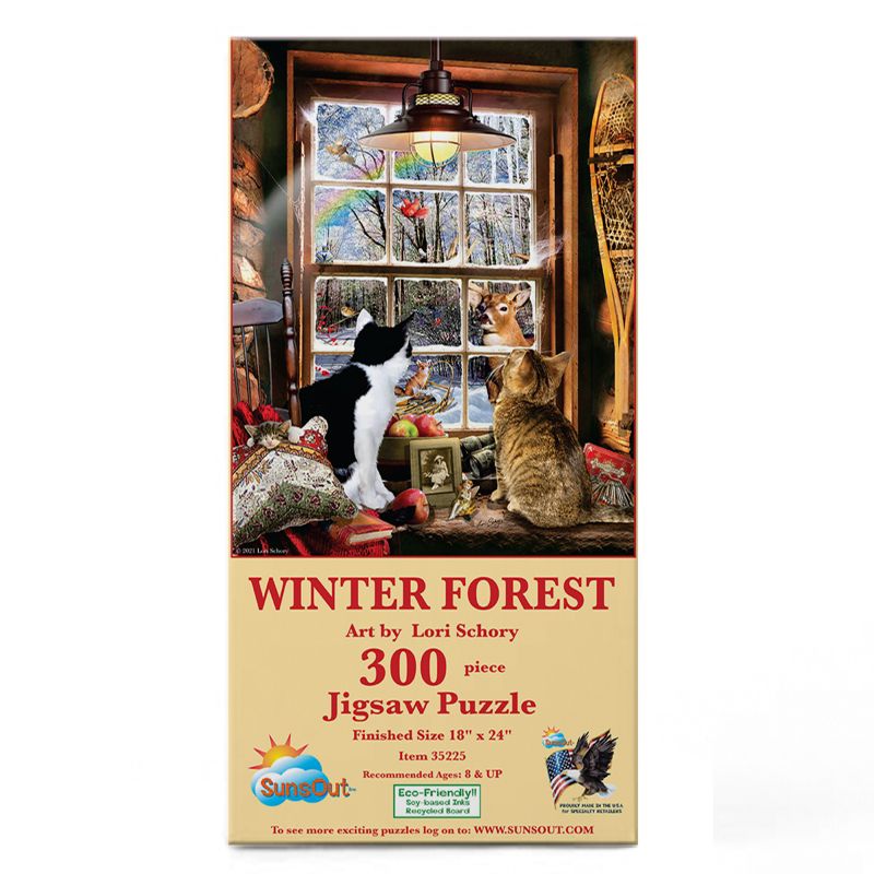 Sunsout Winter Forest 300 pc   Jigsaw Puzzle 35225, 3 of 7