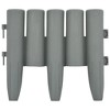 vidaXL Lawn Edgings 36 pcs Gray 393.7" PP - 3 of 4
