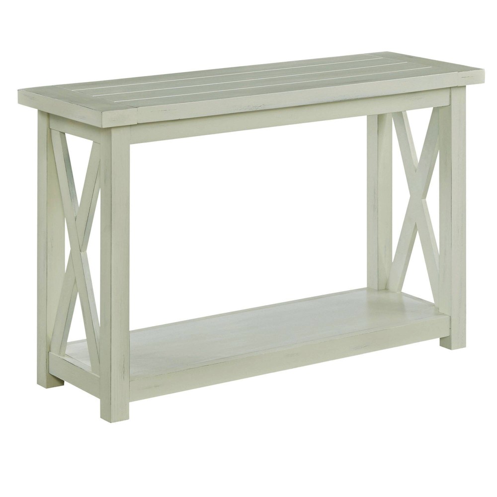 Photos - Coffee Table Seaside Lodge Console Table - Off White - Home Styles