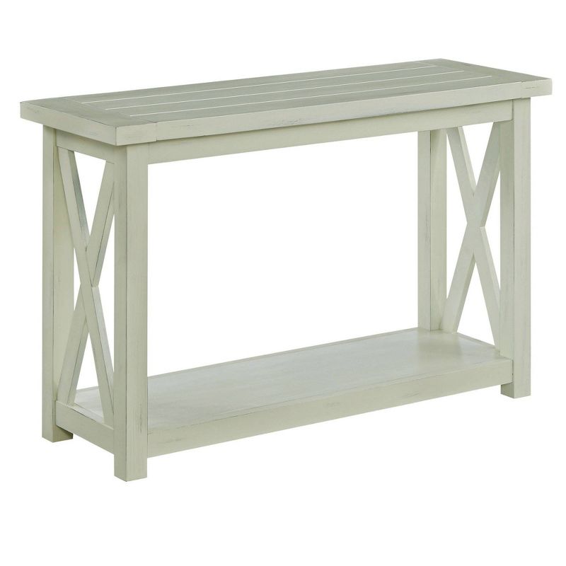 Seaside Lodge Console Table - Off White - Home Styles, 1 of 10