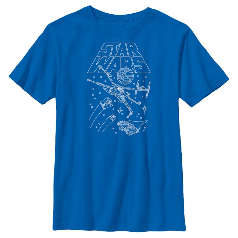 Boy's Star Wars Star Ship Meeting T-Shirt, 1 of 5