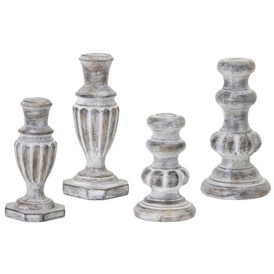 Melrose Stone Candle Holder (Set of 4)
