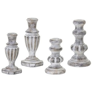 Melrose Stone Candle Holder (Set of 4) - 1 of 3