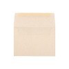 JAM Paper A6 Parchment Invitation Envelopes 4.75 x 6.5 Natural Recycled Bulk 250/Box (34926H) - 2 of 2