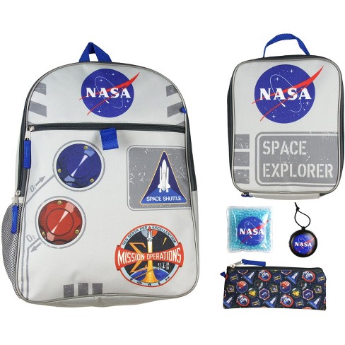 Outer Space Explorer Large Kids Backpack with Side Pockets