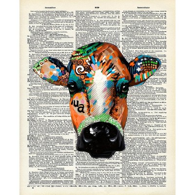 Poster Master Cow Dictionary Art