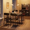 4-Piece Dining Set for Small Spaces, Kitchen Table with 4 Padded Chairs, Compact Dining Room Furniture for Apartments & Cozy Homes - 4 of 4