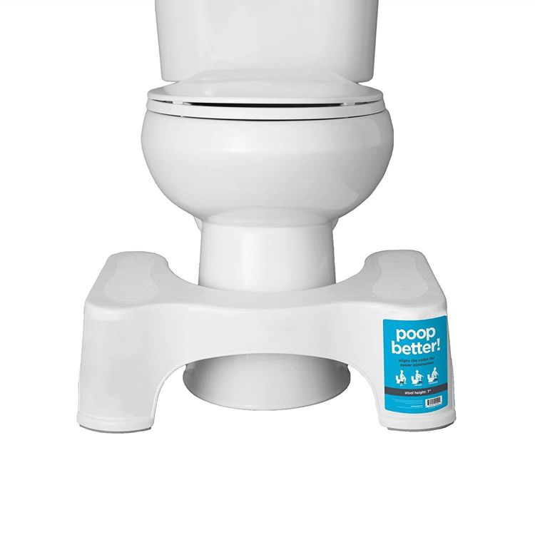 Squatty Potty 7" The Original Bathroom Toilet Stool White: Non-Slip Backing, 5 of 5