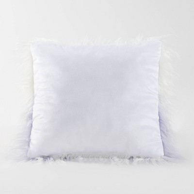 Teen Luxe Ombre Long Hair Throw Pillow White/Purple - Makers Collective_2