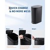 Slim Kitchen Trash Can 13 Gallon - Narrow Stainless Steel Garbage Bin with Removable Inner Bucket, Quiet Soft Close Lid,Compact and Durable Trash Bin - 2 of 4