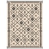 NAYSAYE Rug Outdoor Reversible Mat Waterproof Lightweight Carry Bag Included for Patio and Travel, Beige and Black - 2 of 4