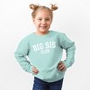 The Juniper Shop Big Sis Club Toddler Graphic Sweatshirt - 2 of 2
