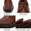 Men's Business Classic Formal Leather Shoes Lace Up Formal Suitable for Business Weddings - 3 of 4