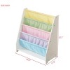 YOOCOZZ Kids Wooden Canvas Sling Magazine Bookcase-White - 4 of 4