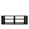 Furinno Mid-century 3-Tier Entertainment Center TV Stand for TVs up to 45" Black - 2 of 4