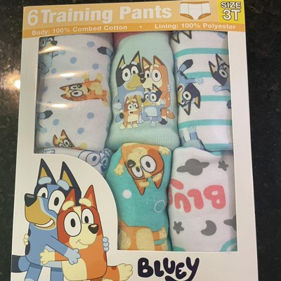 Bluey Unisex Baby  Exclusive 7-Pack Potty Training Pants with  Stickers and Success Chart, Sizes 18 M, 2t, 3t & 4t
