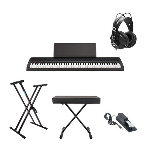 Korg B2 Digital Piano Black With Stand, Bench, Sustain Pedal, And  Headphones : Target