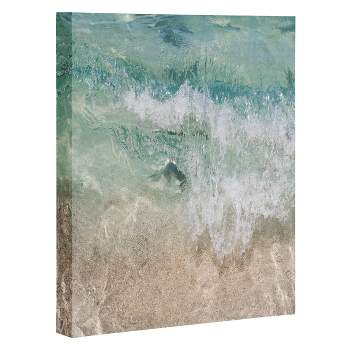 Bree Madden Aqua Wave Unframed Wall Canvas - Deny Designs
