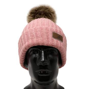 Market & Layne Women Chunky Knit Beanie Hat, Women Winter Hat (black) :  Target