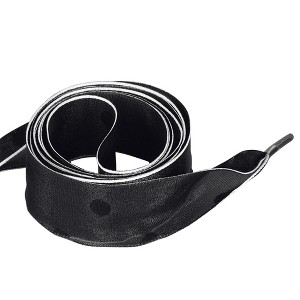 INSPIRE CHIC Flat Snow Yarn Silk Ribbon Fashion Soft Shoelaces for Sneakers 2 Pairs - 1 of 4