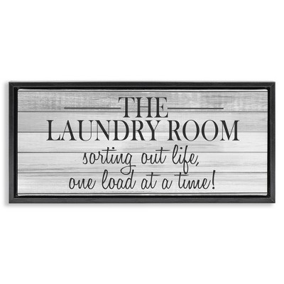 Stupell Industries Laundry Sorting Out Life, 31" x 14"