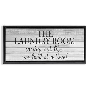 Stupell Industries Laundry Sorting Out Life, 31" x 14" - 1 of 4