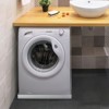 VEVOR 32 x 30 x 2.5 Inch Washing Machine Pan 18 GA Thickness Galvanized Steel Heavy Duty Compact Washer Drip Tray, Silver - 2 of 4