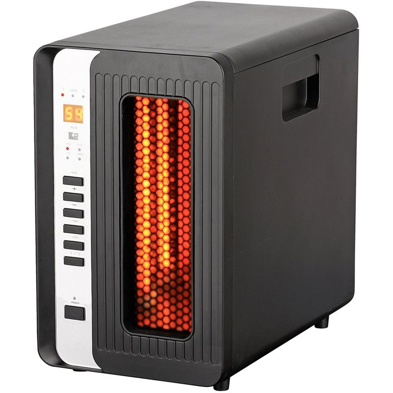 Infrared Quartz Heater With Remote and LED Display, 2 of 3