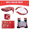 JOYFY 5Pcs Christmas Gnome Toilet Seat Cover for Xmas Decoration Christmas Gift - 2 of 4