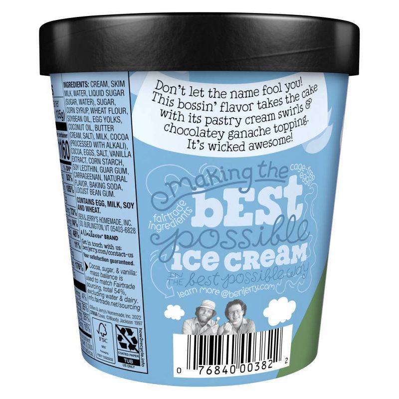 Ben &#38; Jerry&#39;s Topped Bossin&#39; Cream Pie Frozen Ice Cream - 15.2oz, 4 of 7