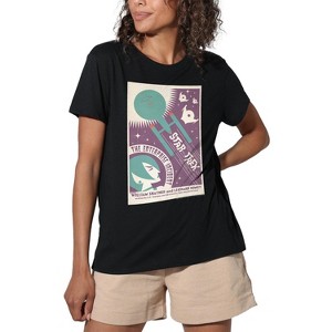 Women's Star Trek Tos Episode 57 Loose T-Shirt Black - 1 of 4