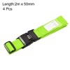 Unique Bargains Adjustable Travel Packing Suitcase Belts with Buckle Combination Lock 4 Pcs - 3 of 4