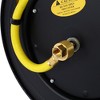 Retractable Air Hose Reel, 1/2"x50' Heavy Duty Steel Reel, Auto Rewind Air Hose Reel, Industrial Grade Rubber Hose - 3 of 4