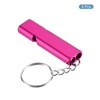 Unique Bargains Aluminum Alloy Camping Hiking Boating Survival Signal Double Tubes Whistles 4 Pcs - 3 of 4