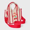 Girls' Cherry Mini Tote Crossbody Bag - art class™ Red - 2 of 4