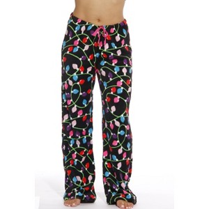 Just Love Womens  Print Plush Fleece Pajama Pants - 1 of 3