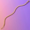 Pure Collection by Ross-Simons Italian 18kt Gold Vermeil Flat-Bead Bracelet - 3 of 4