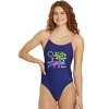 Sporti Miami Vibes Tie Back One Piece Swimsuit (26-40) - 2 of 4