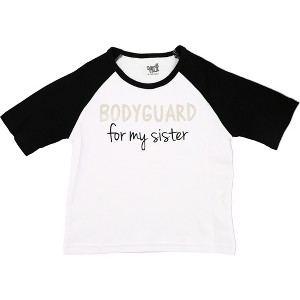 Pavilion Gift Company - Bodyguard - 2T 3/4 Length Black Sleeve Shirt - Shirts - 1 of 4