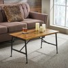Maggift Patio End Tables, Stylish End Tables for Indoor and Outdoor Use, for Gardens, Backyard, Special Design, Multicolored, 35.5"*19.6"*18" - 3 of 4