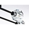 Elegant Lighting Eren 8 - Light Flush Mount in  Black - 4 of 4