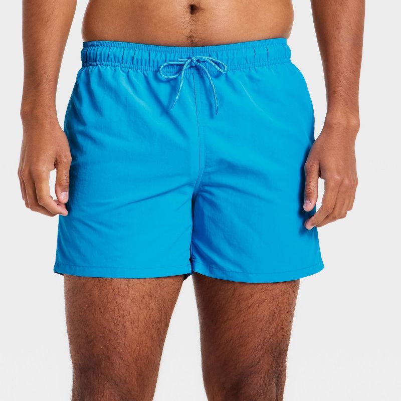 Men's 5'' Swim Trunks - Goodfellow & Co™ Blue XS