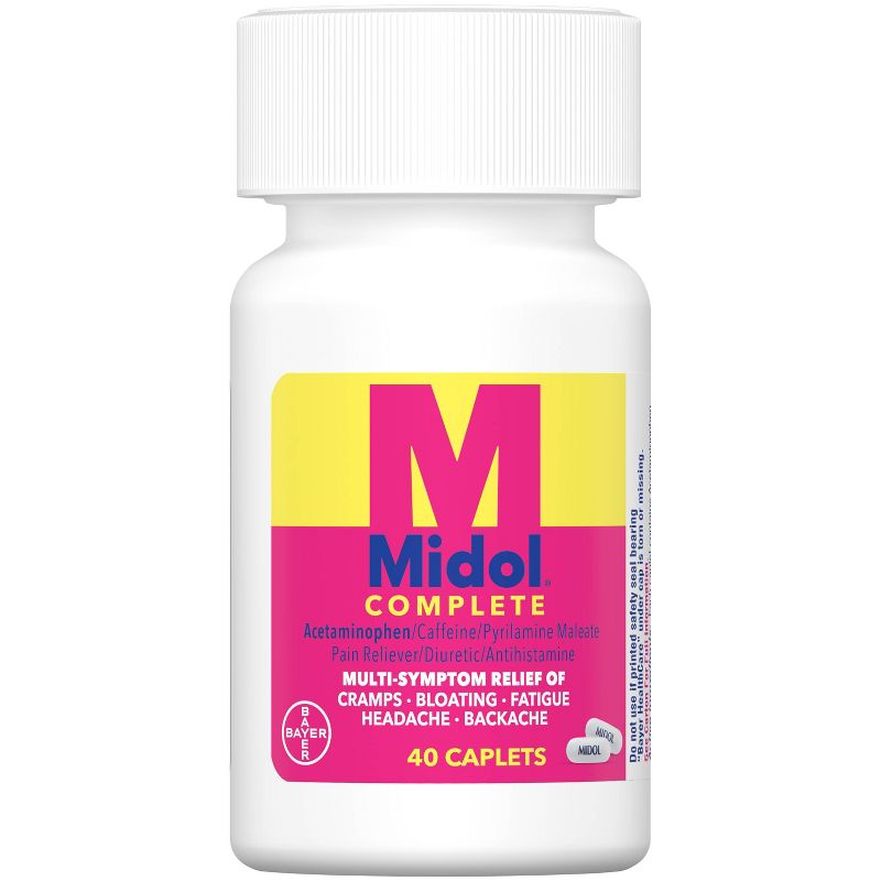 Midol Menstrual Symptom Relief Tablets - Acetaminophen - 40ct, 4 of 10