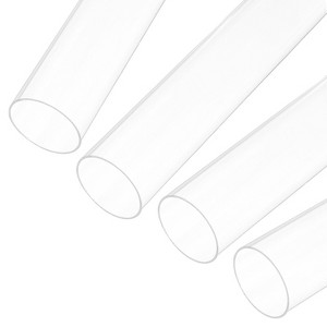 Unique Bargains Lamp Lantern Water Cooling System Acrylic Round Pipes Clear 4 Pcs 14" - 1 of 4