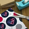 Superman Usa American Flag Shield Logo Gift Wrap 30" x 72" - 3 of 4