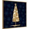 Amanti Art 30"x30" Blue and Tan Sophisticated Christmas II by Grace Popp Framed Canvas Wall Art Print - 2 of 4