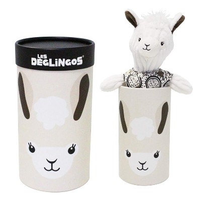 TriAction Toys Les Deglingos Big Simply Plush Animal In Tube | Muchachos the Llama